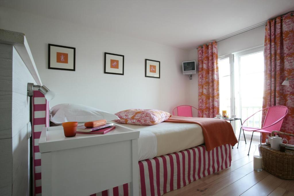 Hotel La Baie Des Anges Spa Marin Landéda الغرفة الصورة